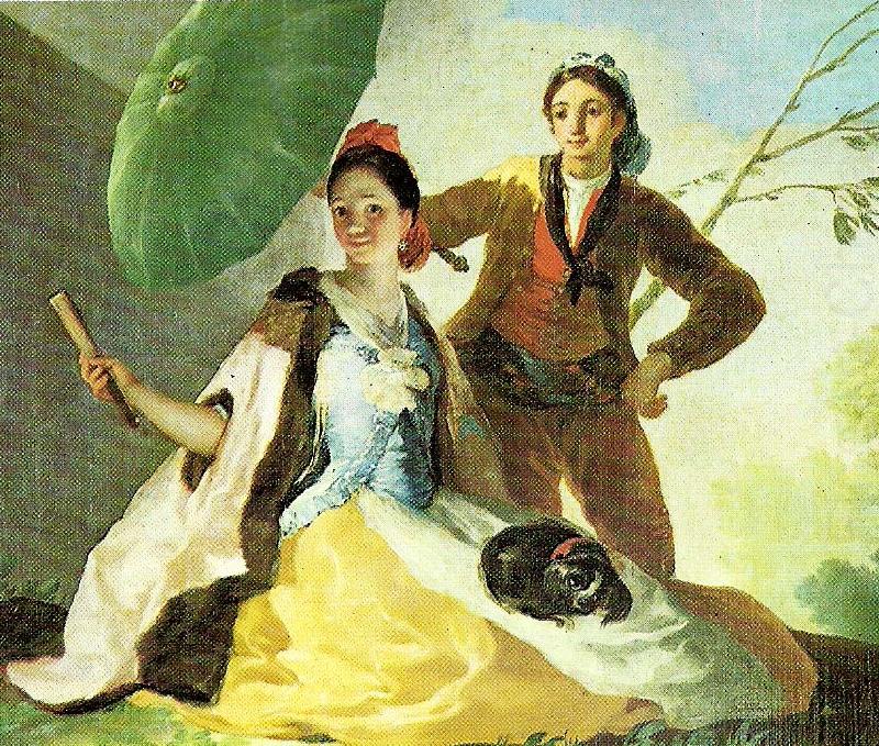 the parasol, Francisco de Goya
